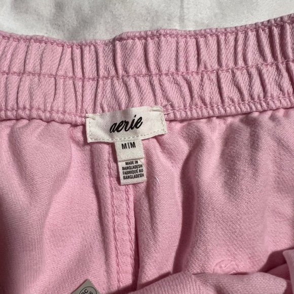 Aerie Pink Distressed Jean Shorts - Picture 3 of 3